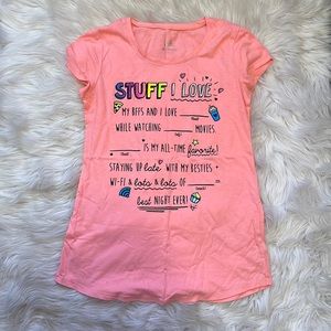 Justice “Stuff I Love” T-Shirt